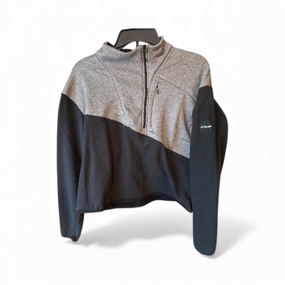 Columbia Women's Two-Tone Quarter-Zip Pullover - Picture 2 of 6